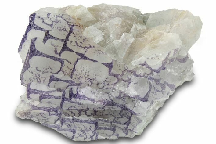 Purple Edge Fluorite - Qinglong Mine, China #295066